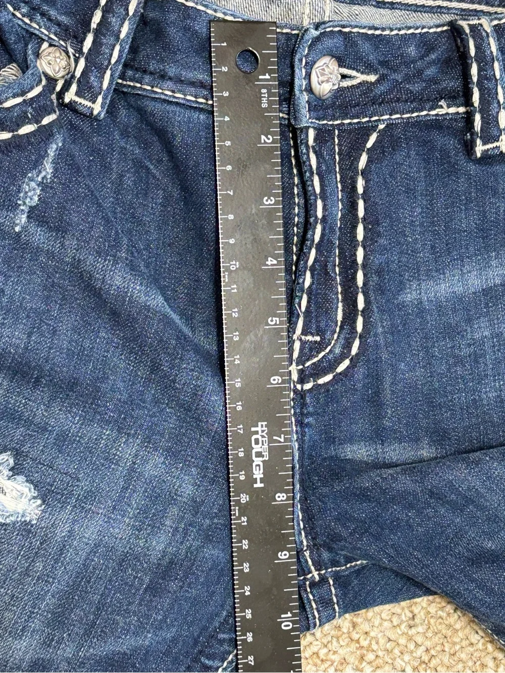 Miss Me Bootcut Distressed Jeans Women's Size 34